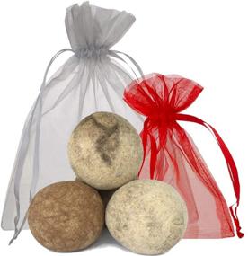 img 4 attached to 🐑 Premium Quality Alpaca Dryer Balls: Natural, Organic Fabric Softener | Hypoallergenic, Static Reducer | Sustainable, Toxin-Free & Handmade in USA | Reusable & Long-Lasting