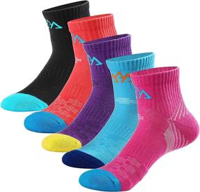 img 4 attached to Innotree 5 Pack Women's Cushioned Hiking Walking Running Socks: Ultimate Comfort for Outdoors