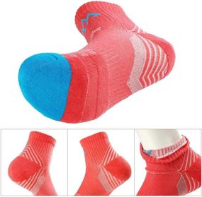 img 3 attached to Innotree 5 Pack Women's Cushioned Hiking Walking Running Socks: Ultimate Comfort for Outdoors