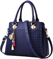 poxas womens crossbody shoulder handbags logo