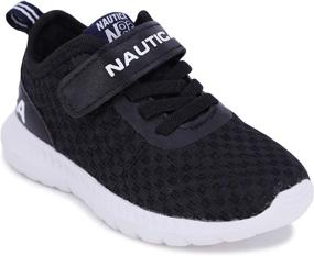 img 4 attached to Nautica Kids Boys Fashion Sneaker: Stylish Athletic Running Shoe with Easy One-Strap Closure (Toddler/Little Kid)