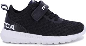 img 3 attached to Nautica Kids Boys Fashion Sneaker: Stylish Athletic Running Shoe with Easy One-Strap Closure (Toddler/Little Kid)