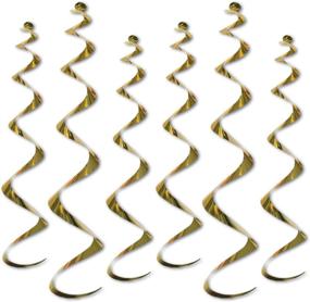 img 1 attached to ✨ Captivating Twirly Whirlys in Stunning Gold - Pack of 6