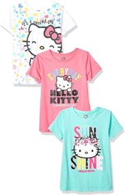 img 2 attached to 👕 Value Pack Hello Kitty Girls' Tee Shirts