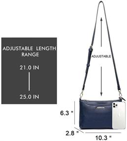 img 1 attached to Crossbody Lightweight Handbags Shoulder Adjustable Women's Handbags & Wallets in Satchels