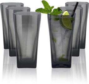 img 4 attached to 🔸 Stackable Shatterproof Reusable Tumblers - Best Spring Selection