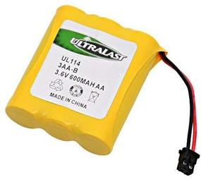 img 1 attached to 🔋 Rayovac RAY5 Cordless Phone Battery Ni-CD 3AA, 3.6V 800mAh - Ultra Hi-Capacity - Compatible with GE TL-96560, Cobra, Panasonic HHR-P505, P-P501, Sharp, Sony, Uniden BT-905 - Rechargeable Replacement Battery