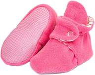 👶 ella bonna mini fleece booties: non-skid bottom, flexible, for baby boys girls toddlers - a cozy solution! logo