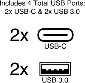 img 1 attached to Станция для док-станции C2G: совместима с USB C и Thunderbolt 3, 4K-дисплей, черный, Cables to Go 28845.