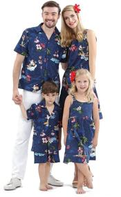 img 2 attached to 🏖️ Hawaii Hangover: Festive Aloha Christmas Cabana Boys' Clothing Sets for a Merry Holiday Season