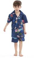 🏖️ hawaii hangover: festive aloha christmas cabana boys' clothing sets for a merry holiday season logo