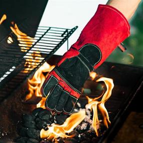 img 3 attached to Grill Armor Welding Gloves Resistant