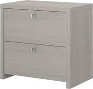 🗄️ bush business furniture office by kathy ireland echo gray sand lateral file cabinet: space-saving storage solution for your office логотип