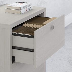 img 2 attached to 🗄️ Bush Business Furniture Office by kathy ireland Echo Gray Sand Lateral File Cabinet: Space-saving Storage Solution for your Office