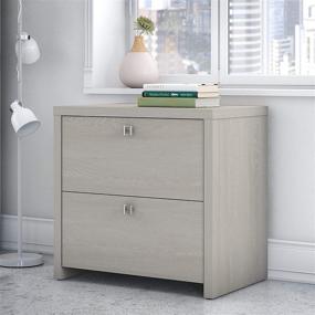 img 3 attached to 🗄️ Bush Business Furniture Office by kathy ireland Echo Gray Sand Lateral File Cabinet: Space-saving Storage Solution for your Office