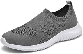 img 4 attached to TIOSEBON Walking Lightweight Breathable Sneakers Women's Shoes