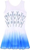 znyune snowflake skirted ballet leotard: stylish girls' clothing for dance and active wear logo