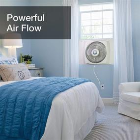 img 2 attached to Air King 9155 Window 🌬️ Fan: Powerful 16-Inch Cooling Device in White