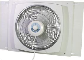 img 4 attached to Air King 9155 Window 🌬️ Fan: Powerful 16-Inch Cooling Device in White