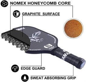 img 2 attached to 🎾 Chuanjun Graphite Pickleball Paddle: Ideal for Players of All Skill Levels