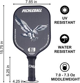 img 3 attached to 🎾 Chuanjun Graphite Pickleball Paddle: Ideal for Players of All Skill Levels