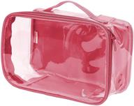 small clear travel packing cube - transparent pvc pouch for suitcases & diaper bags logo