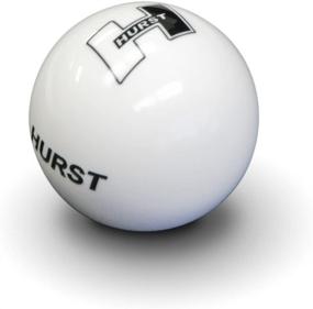 img 1 attached to 🔘 Hurst 1631401 Universal Knob - White with Prominent Hurst Logo