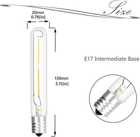 img 1 attached to Bonlux Intermediate Incandescent Equivalent Refrigerator