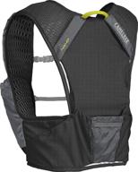 🏃 camelbak nano running hydration vest - premium running accessories - breathable 3d micro mesh - dual adjustable sternum straps - secure phone pocket - ample fuel and gear storage - 34 ounce logo