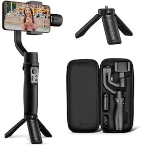 img 4 attached to 📷 Hohem 3-Axis Gimbal Stabilizer for iPhone 12 11 PRO MAX X XR XS Smartphone with Inception Sport Mode, Object and Face Tracking, Motion Time-Lapse, Quick Balance - Handheld Gimbal for Vlog, YouTuber, and Live Video