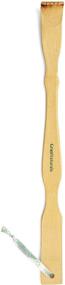 img 4 attached to 🎋 GranNaturals Bamboo Back Scratcher - Extended Wooden Claw | Reach Out to Itchy Spots with Ease | Therapeutic Massage & Relaxation Scratch Tool | Lightweight and Durable Handle | Hang Loop Included