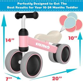 img 2 attached to 🚲 Baby Balance Bike - Sturdy Bicycle for 6-24 Months, Perfect First Bike or Birthday Gift!