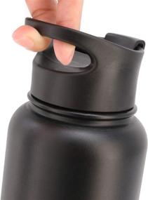 img 2 attached to 🔝 Hydro Flask Flip Lid: BPA-Free Coffee Lid for Wide Mouth Bottles - Travel Mug Lid Replacement for Hydroflask & Simple Modern Summit Insulated Water Bottles