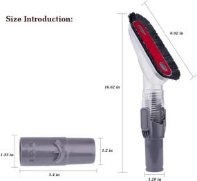 img 3 attached to 🔌 7-Pack Replacement Dyson V6 Attachments for DC35 DC44 DC59 DC62 DC08 - Compatible with Dyson Handheld Vacuum Parts - Includes Free Cleaning Tool