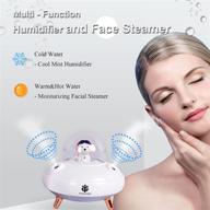 small cute mini humidifier: 400ml portable desktop solution for dry skin – usb personal little kawaii humidifier for baby kids girls small bedroom travel hotel office – auto shut-off, super quiet, white logo