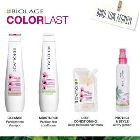 img 1 attached to Шампунь BIOLAGE Colorlast – Защищает волосы, сохраняет яркий цвет окрашенных волос – без парабенов и силикона, веганский