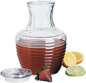 img 2 attached to 🥤 Anchor Hocking Chiller Glass Pitcher with Lid, 64-Ounce: Keep Your Beverages Refreshingly Cold