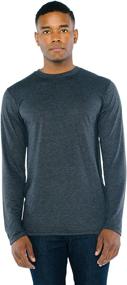 img 4 attached to 👕 Men's Tri Oatmeal American Apparel Sleeve T-Shirt | Optimize Your Search