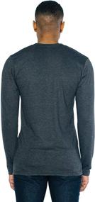 img 1 attached to 👕 Men's Tri Oatmeal American Apparel Sleeve T-Shirt | Optimize Your Search