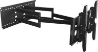 📺 forging mount long arm tv wall mount with 36&#34; extension | dual articulating full motion tv mount bracket for 42&#34;-90&#34; flat curved tvs | easy install on 16&#34; 24&#34; studs | max vesa 600x400mm | supports up to 150lbs logo