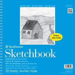 img 1 attached to 🗒️ Strathmore Kids Spiral Sketch Book, 12x12 - 30 Sheets