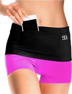 🏃 stashbandz running belt with multiple pockets - secure waist pack for money, insulin pump, phone, passport, and more logo