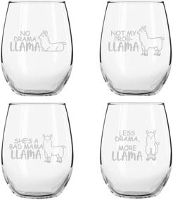 img 1 attached to Бокалы без ножки Prob Llama Novelty Glasses