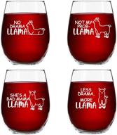 бокалы без ножки prob llama novelty glasses логотип