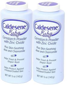 img 3 attached to 👶 Caldesene Baby Cornstarch Powder With Zinc Oxide 5 oz (Bundle of 2)