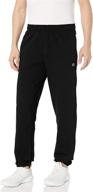 optimized powerblend relaxed elastic bottom pants for men by champion logo