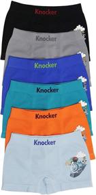 img 1 attached to 🩲 Seamless Boxer Briefs with Stripes - Boys' Clothing