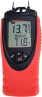 📏 ennologic moisture meter eh710t - digital lcd pin type with 7 material settings - ideal for wood, cement, mortar, brick, drywall, and carpet - backlight, hold, max min air temperature, and holster logo