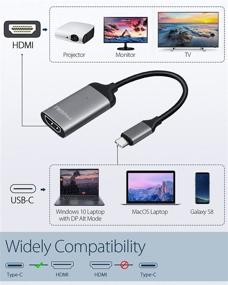 img 3 attached to 🔌 Адаптер USB Type C к 4K HDMI от TWOPAN: усиление домашнего офиса с помощью MacBook Pro/Mini/Air, iPad, Galaxy, EliteBook, XPS, Chromebook и других устройств.