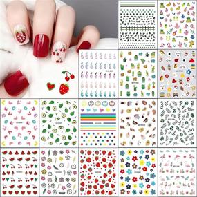 img 4 attached to Stickers Rainbow Adhesive Decorations Accessories